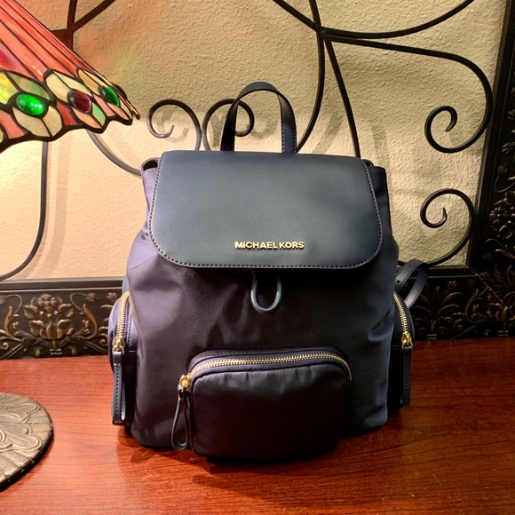 Michael Kors Abbey Large Logo Cargo Backpack - Picture 1 of 16